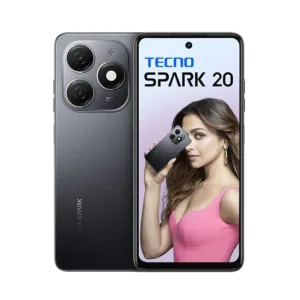 TECNO Spark 20 | Gravity Black, (16GB*+256GB)| 32MP Selfie + 50MP Main Camera| 90Hz Dot-in Display with Dynamic Port