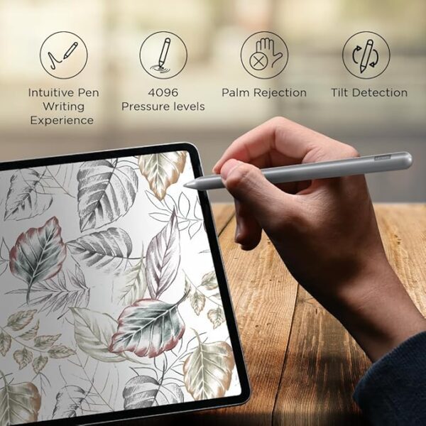 Lenovo Original Pen Plus for Tablet, Slim Design - Weighing Only 14 Grams,4096 Pressure Levels,80 Mah Battery - Image 5