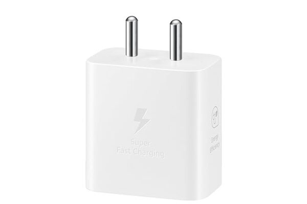 Samsung Original 25W Type-C Travel Adaptor Without Cable, White and Black - Image 3