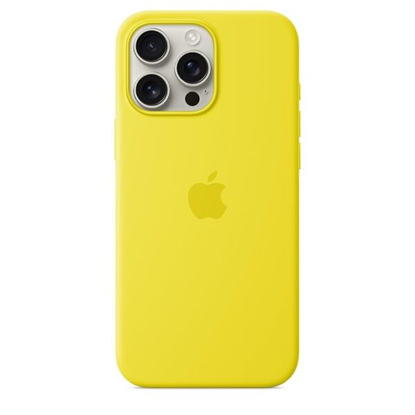 Apple iPhone 16 Pro Max Silicone Case with MagSafe - origional All colors available Star Fruit ​​​​​​, Fuchsia - Image 2