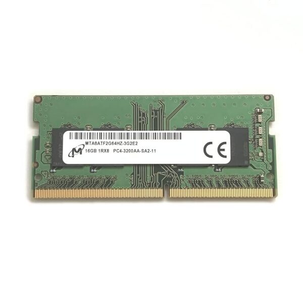 Micron SODIMM 16GB PC4 DDR4 3200 1Rx8 MTA8ATF2G64HZ-3G2 Laptop Notebook RAM Memory for Dell HP Lenovo