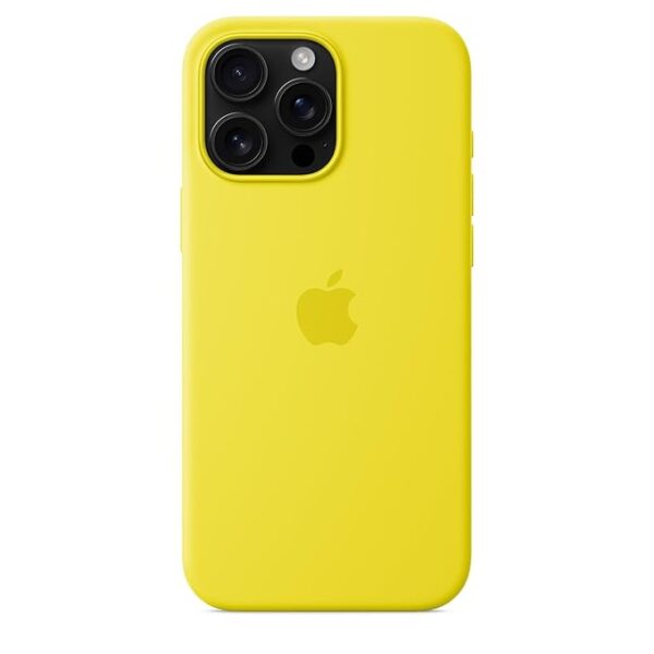 Apple iPhone 16 Pro Max Silicone Case with MagSafe - origional All colors available Star Fruit ​​​​​​, Fuchsia - Image 4