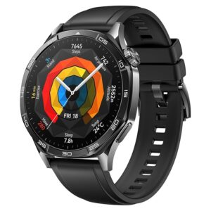 HUAWEI Watch GT 5 46mm Smartwatch, Up to 14 Days Battery Life, iOS & Android Compatible,Built in Maps, Pro-Level Sports Call&Message Reply(Black, 46mm)