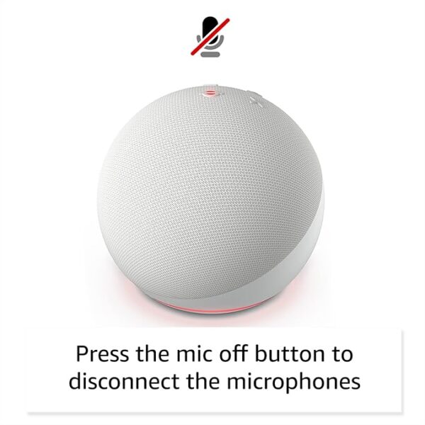 Amazon Echo Dot (5th Gen), Smart speaker with Bigger sound, Motion Detection, Temperature Sensor, Alexa and Bluetooth- New - Image 6