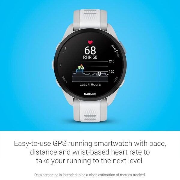 Garmin Forerunner 165, Easy to Use Lightweight GPS Running Smartwatch, AMOLED Touchscreen, Advanced Training, Insights and Features, Safety and Tracking Features, Up to 11 Days Battery Life - Image 4