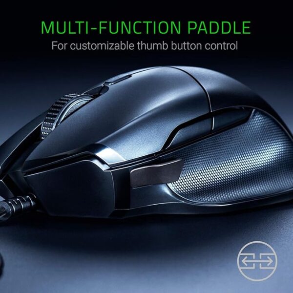 Razer Basilisk Essential Gaming Mouse: 6400 DPI Optical Sensor - Chroma RGB Lighting - 7 Programmable Buttons - Mechanical Switches - Classic Black - Image 3