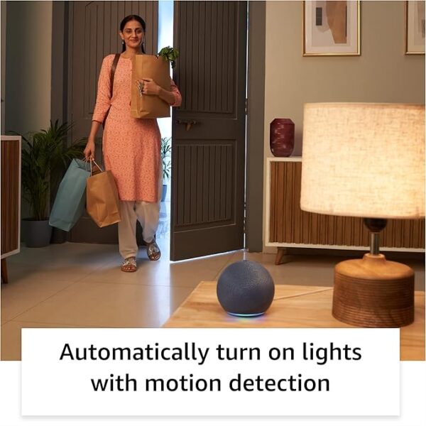 Amazon Echo Dot (5th Gen), Smart speaker with Bigger sound, Motion Detection, Temperature Sensor, Alexa and Bluetooth- New - Image 5