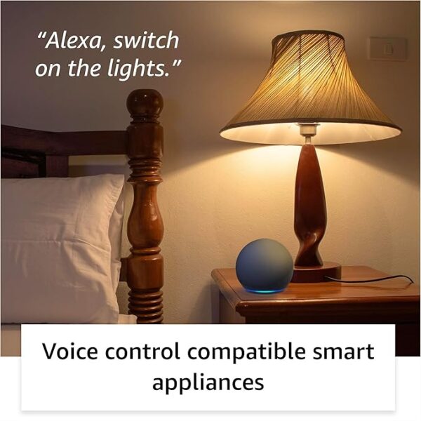 Amazon Echo Dot (5th Gen), Smart speaker with Bigger sound, Motion Detection, Temperature Sensor, Alexa and Bluetooth- New - Image 4