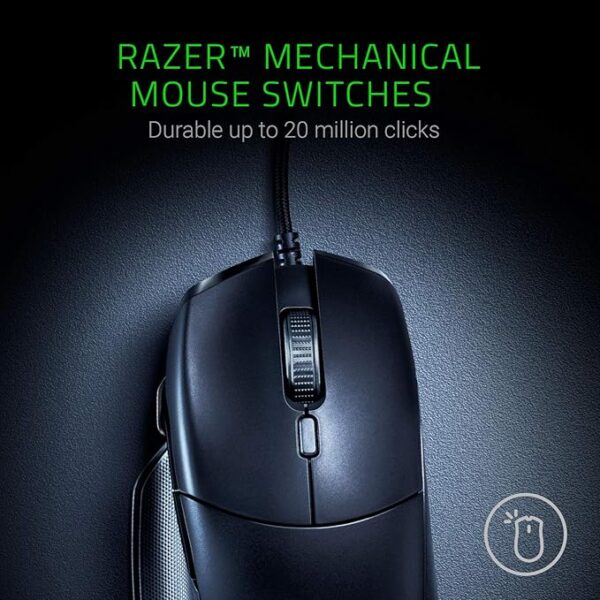 Razer Basilisk Essential Gaming Mouse: 6400 DPI Optical Sensor - Chroma RGB Lighting - 7 Programmable Buttons - Mechanical Switches - Classic Black - Image 6
