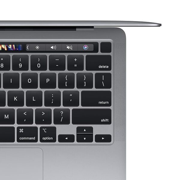 MacBook Pro 2020 (13.3-inch/33.78 cm, M1 chip with 8‑core CPU and 8‑core GPU, 8GB RAM, 256GB SSD) - Space Grey - Image 3