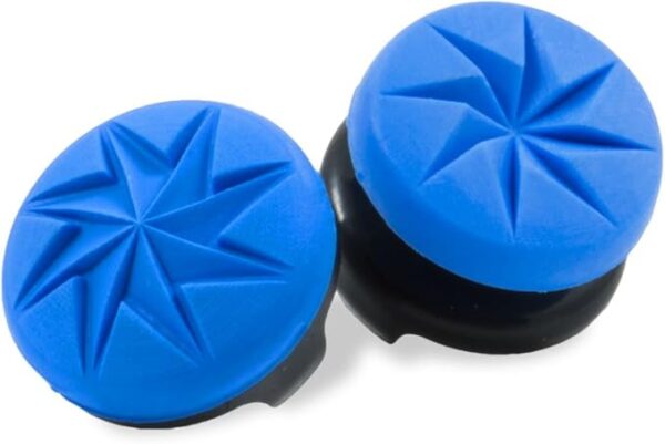KontrolFreek FPS Freek Edge for PlayStation 4 (PS4) and PlayStation 5 (PS5) Controller | Performance Thumbsticks Covers Gaming Joystick | 1 High Convex Stick, 1 Convex Stick Lowered | Blue - Image 7