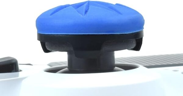 KontrolFreek FPS Freek Edge for PlayStation 4 (PS4) and PlayStation 5 (PS5) Controller | Performance Thumbsticks Covers Gaming Joystick | 1 High Convex Stick, 1 Convex Stick Lowered | Blue - Image 4
