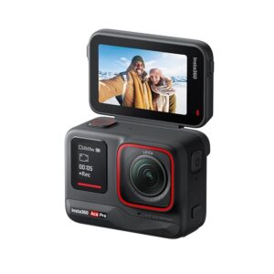 insta360 Ace Pro - 48 MP Waterproof Action Camera Co-Engineered with Leica, Flagship 1/1.3\" Sensor and AI Noise Reduction for Unbeatable Image Quality, 4K120fps, 2.4\" Flip Screen