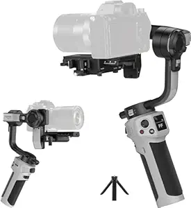 ZHIYUN Weebill 3E[Lite], 3-Axis Lightweight Gimbal Stabilizer for DSLR & Mirrorless Camera Canon/Sony/Panasonic/Nikon, 3KG Payload, Bluetooth Shutter Control