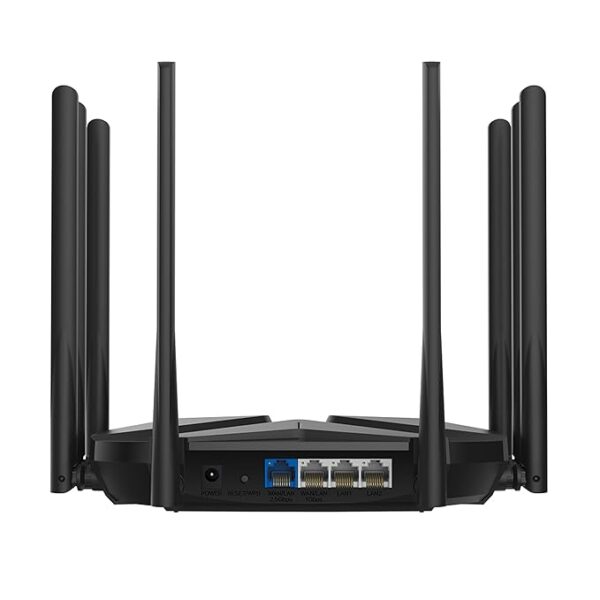 Mercusys MR90X AX6000 8-Stream Wi-Fi 6 Router | 6000 Mbps Tri-Band Wireless 2.5 Gbps Muti – Gigabit Port, 4×4 MU-MIMO, Smart WiFi Connect, WPA3 - Image 2
