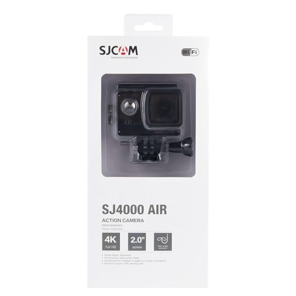 SJCAM SJ4000 Air 16MP Optical 4K Full HD WiFi Sports Action Camera 170°Wide FOV 30m Waterproof DV Camcorder-Black - Image 5