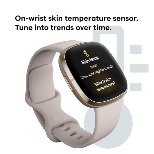 Fitbit Sense Advanced Smartwatch with Tools for Heart Health, Stress Management & Skin Temperature Trends - Image 4