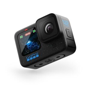 GoPro HERO12 Waterproof Action Camera with Front & Rear LCD Screens, 5.3K60 Ultra HD Video, HyperSmooth 6.0 + AutoBoost, Live Streaming with Enduro Battery