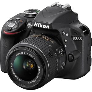 Nikon D3300 24.2 MP CMOS Digital SLR with AF-S DX NIKKOR 18-55 mm f/3.5-5.6G VR II Zoom Lens (Black)