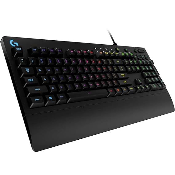Logitech G G213 Prodigy USB Gaming Keyboard with LIGHTSYNC RGB Backlit Keys, Spill-Resistant, Customizable Keys, Dedicated Multi-Media Keys (Black) - Image 3
