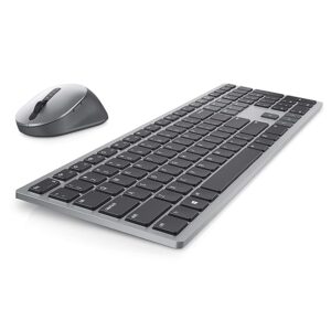 Dell KM7321W Multi-Device Wireless (RF/Bluetooth) Keyboard and Mouse Combo with Programmable Keys and Mouse Buttons, up to 36 Month Battery Life, 3Y Advance Exchange Warranty - Titan Grey
