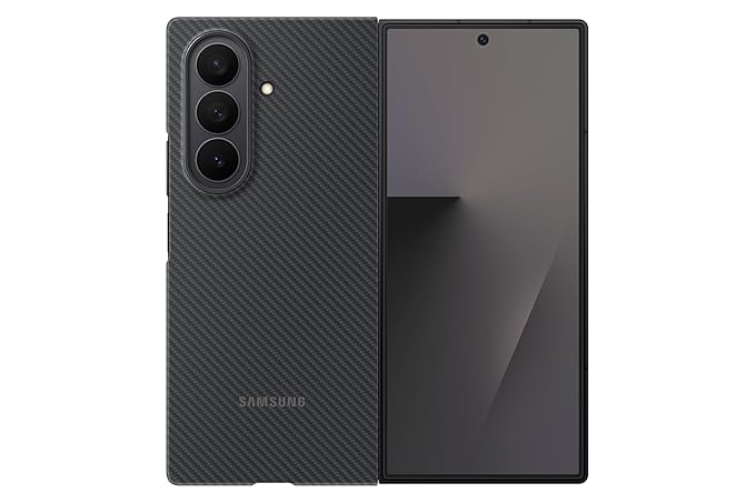 Samsung Galaxy Fold7 Carbon Shield Case, Black - Image 2