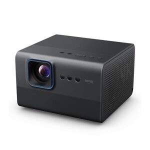 BenQ GP520 4K 4LED Smart Projector,Brightness 2600 ANSI Lumens,Excellent Colors 98% REC709,Upto 200\"Screen Size,Auto 2D keystone,24W Speakers,Certified Google TV,WiFi,HDMI 2.1,USB-C,USB-A,Black color