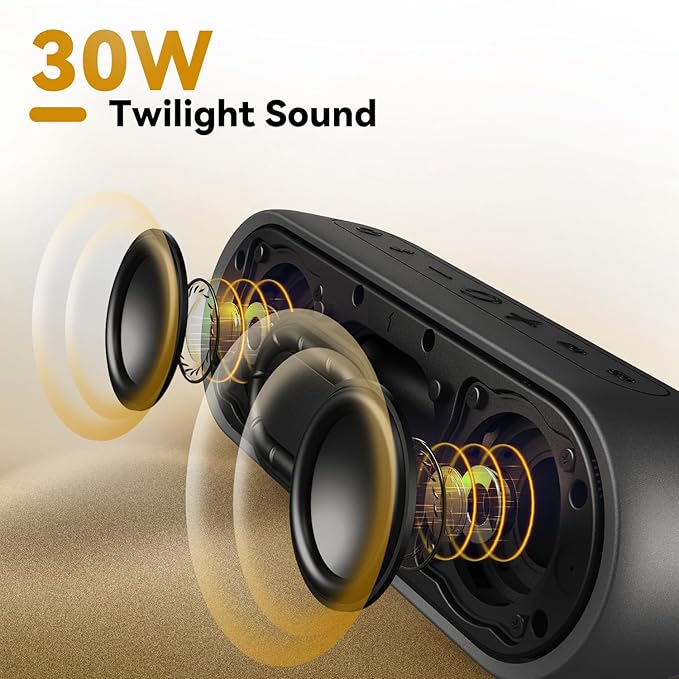 Tribit XSound Plus 2 30W 5.3 Bluetooth Wireless Speakers,Powerful Louder Stereo Sound with Bass-Enhanced XBass Function,24H Playtime,IPX7 Waterproof,Built in Mic,150ft BT Range - Sealed Pack - Image 2