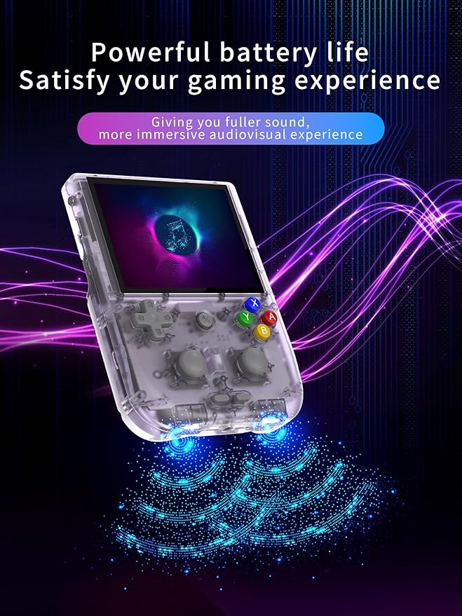 Anbernic RG405V Handheld Console Game 4\'\' IPS Touch Screen Android 12 Unisoc Tiger T618 64-Bit Game Player Built-In 5500Mah Battery 128G TF Card With 3154 Games(RG405V Purple) - Image 5