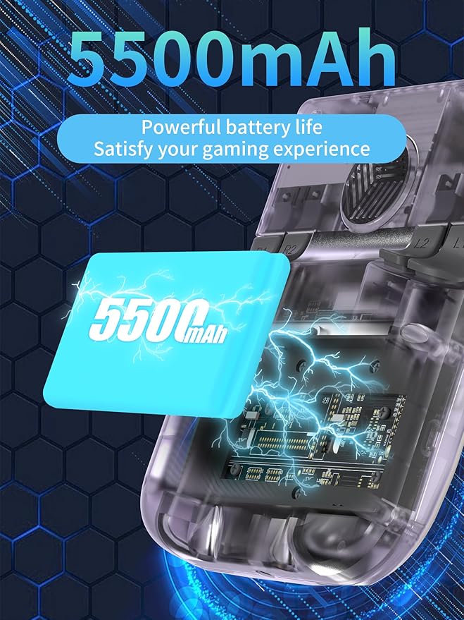 Anbernic RG405V Handheld Console Game 4\'\' IPS Touch Screen Android 12 Unisoc Tiger T618 64-Bit Game Player Built-In 5500Mah Battery 128G TF Card With 3154 Games(RG405V Purple) - Image 4