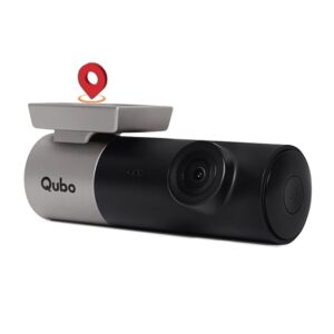 Qubo Car Dash Camera Pro (with GPS Logger) Dash Cam | from Hero Group | Made in India | Full HD 1080p | Wide Angle View | G-Sensor | Wi-Fi | Emergency Recording | Supports Up to 256 GB SD Card