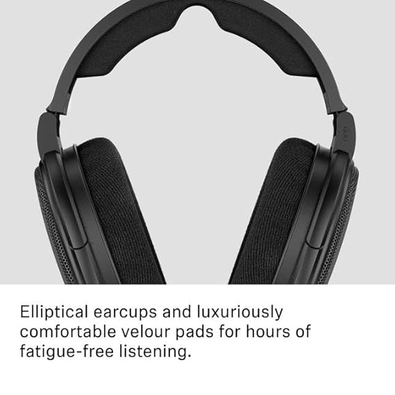 Sennheiser HD 660S2 Open‑Back Hi-Res Audiophile Headphones, Ultra‑Light Aluminum Voice Coil, Extended Sub‑Bass, 300 Ohm Impedance & Airflow Transducer, Plush Ear Cushions, Premium Comfort, 2Y Warranty - Image 6
