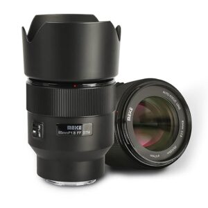 Meike 85mm F1.8 SE II STM Sony E Mount Lens, Full Frame & Large Aperture Auto Focus, Fixed Prime Portrait Lens for E Mount Mirrorless Cameras A9 A7III A7II A7 A7R3 A7R4 (𝐮𝐩𝐠𝐫𝐚𝐝𝐞𝐝)