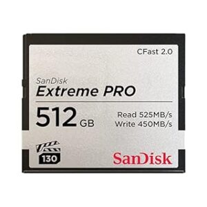 SanDisk 512GB Extreme Pro CFast 2.0 Memory Card SDCFSP-512G-G46D