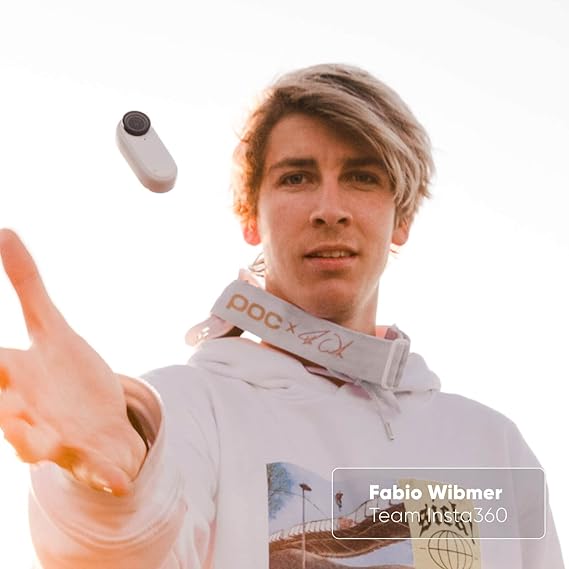 Insta360 GO 2 – Small Action Camera, Weighs 1 oz, Waterproof, Stabilization, POV Capture, 1/2.3\" Sensor, with Charge Case and Wearable Camera Accessories for Travel, Sports, Vlog, Selfie Stick Kit - Image 2