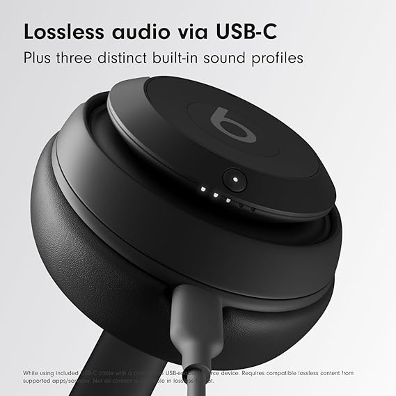 Beats Studio Pro- Wireless Bluetooth Noise Cancelling Headphones - Spatial Audio, USB-C, Up to 40H Battery Life, 10 min Fast Charge for 4H Battery Life, Apple & Android Compatible - Black - Image 5