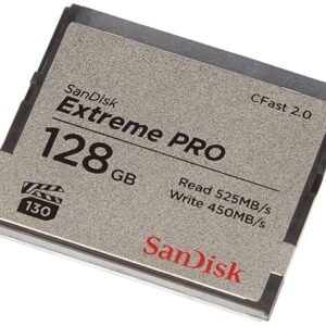 SanDisk 128GB Extreme Pro CFast 2.0 Memory Card (SDCFSP-128G-G46D)