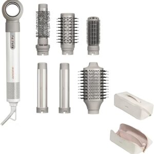 Acerpure Beauty Ionic Hair Dryer and Styler DS744-10W | Hair Care AI Mode | 7-Piece Styler Attachments | Voltage Compatibility (220–240V, 50/60Hz, 1400W)