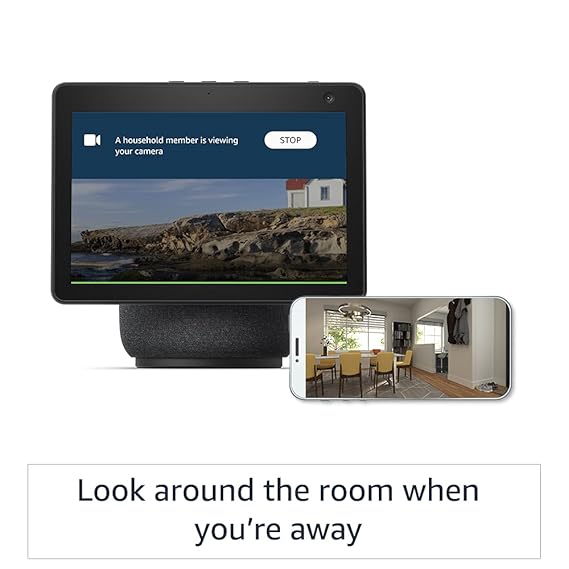 Amazon Echo Show 10 - Premium smart speaker with 10.1\" HD screen, 13 MP camera, Bluetooth and Alexa (Black) - Image 3