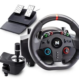 NiTHO Drive Pro ONE Gaming Racing Wheel with Separate Shifter and Floor Pedals, Steering Wheel for PC, PS4, Xbox One, Xbox Series X|S, Switch, 270 Degree Zero Dead Zone Driving Car Simulator