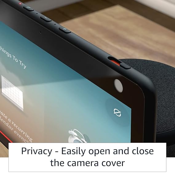 Amazon Echo Show 10 - Premium smart speaker with 10.1\" HD screen, 13 MP camera, Bluetooth and Alexa (Black) - Image 6