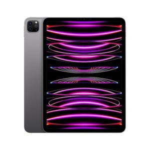 Apple iPad Pro 11″ (4th Generation): with M2 chip, Liquid Retina Display, 256GB, Wi-Fi 6E, 12MP front/12MP and 10MP Back Cameras, Face ID, All-Day Battery Life