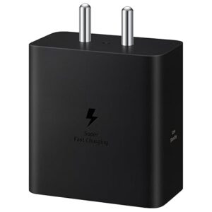 Samsung Original 60W Power Adapter (Black), GaN Fast Charging, USB Power Delivery 3.1, Universal Compatibility (Without Cable)