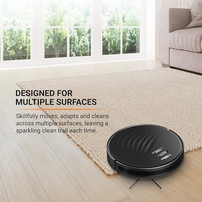 Eureka Forbes Vac & Mop Nuo Robotic Vacuum Cleaner | NextGen Gyro 2.0 Navigation | 3S Mopping | Compact & Slim | PetPro | Ideal for Indian Floor Types | Free Virtual Demo | Works on Smart App - Image 4
