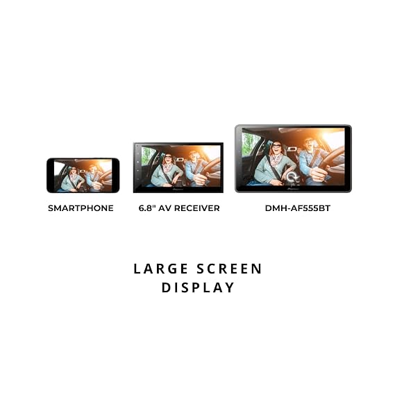 Pioneer DMH-AF555BT 9 inch Large Capacitive Touch Screen ,Seamless Smartphone Mirroring with WebLink Cast - Image 4