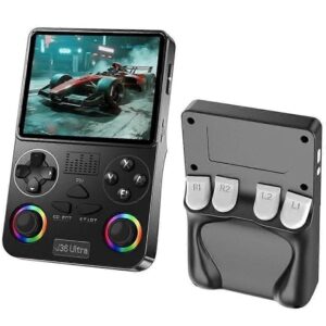 J36 Ultra Origional Handheld Game Console 64GB | Transparent Random Color | RGB Joysticks | Online Multiplayer | Portable Retro Gaming Device
